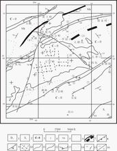 三清山地质公园主要断裂分布图