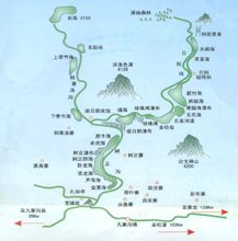 九寨沟旅游地图